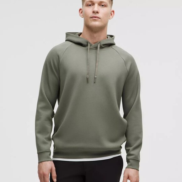 Lululemon Smooth Spacer Classic-Fit Pullover Hoodie in Gray Sage - Picture 1 of 7